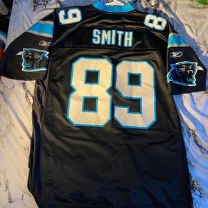 NFL Reebok Steve Smith Carolina Panthers Jersey